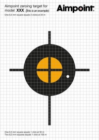 Isprintajte si Aimpoint metu za upucavanje puške